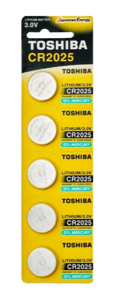 Батарейка TOSHIBA CR2025 литиевая 1бат