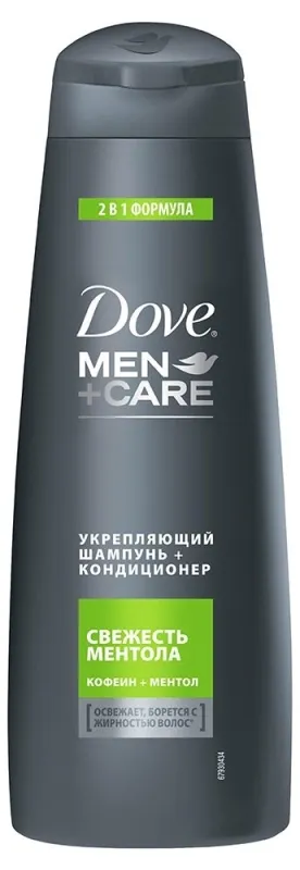 Шампунь DOVE Men+Care 2в1 "Свежесть ментола" 380 мл