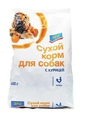 Корм для собак ARO для собак с курицей 400 г
