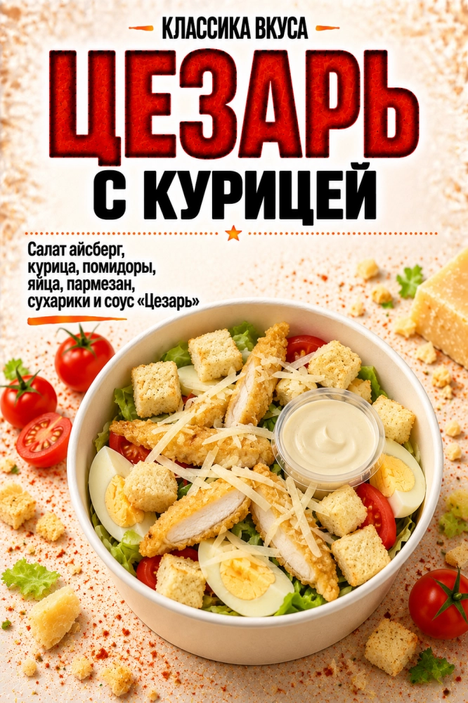 Салат Цезарь с курицей ИП Купреев