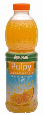 Напиток сокосодержащий ДОБРЫЙ Pulpy апельсин 0,9 л