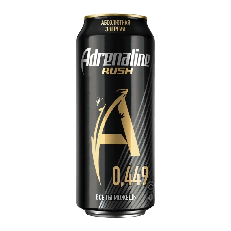 Напиток энергетический ADRENALINE Rush 0.449 л Напиток энергетический ADRENALINE Rush 0.449 л