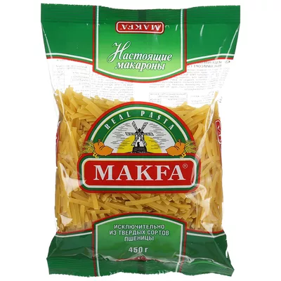 Макаронные изделия МАКФА лапша короткая 450 г