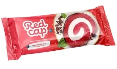 Рулет RED CAP "Маскарпоне сливочный сыр" бисквитный 200 г