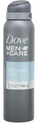 Dove Men Дезодорант Экстра защита+уход балл. аэроз. 150мл