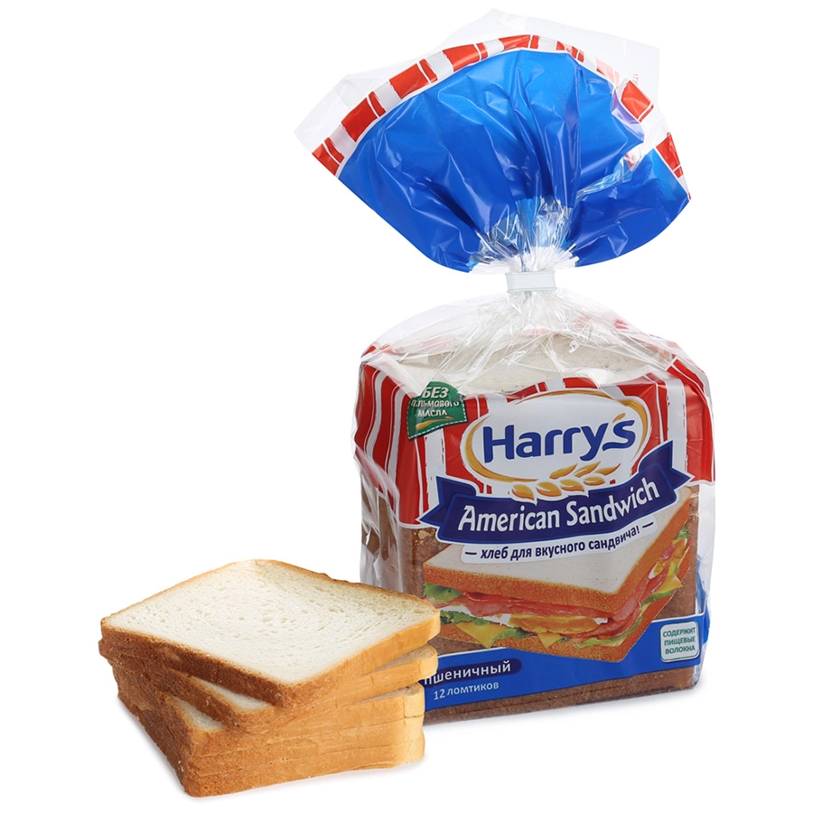 Хлеб HARRY'S "American Sandwich" пшеничный 470 г