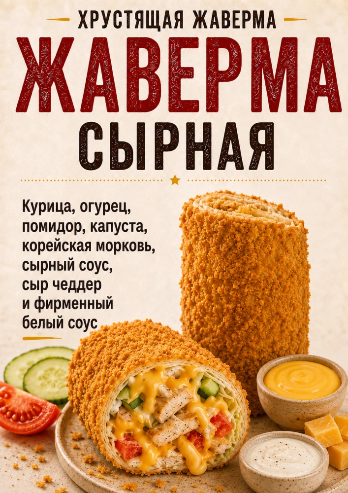 Жаверма сырная