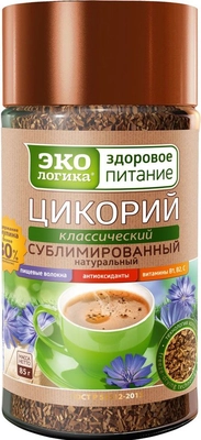 Цикорий растворимый ЭКОЛОГИКА ЗДОРОВОЕ ПИТАНИЕ сублимированный 85 г