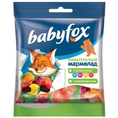 Мармелад жевательный BABYFOX " с витаминами