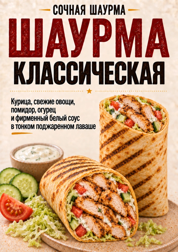 Шаурма с курицей