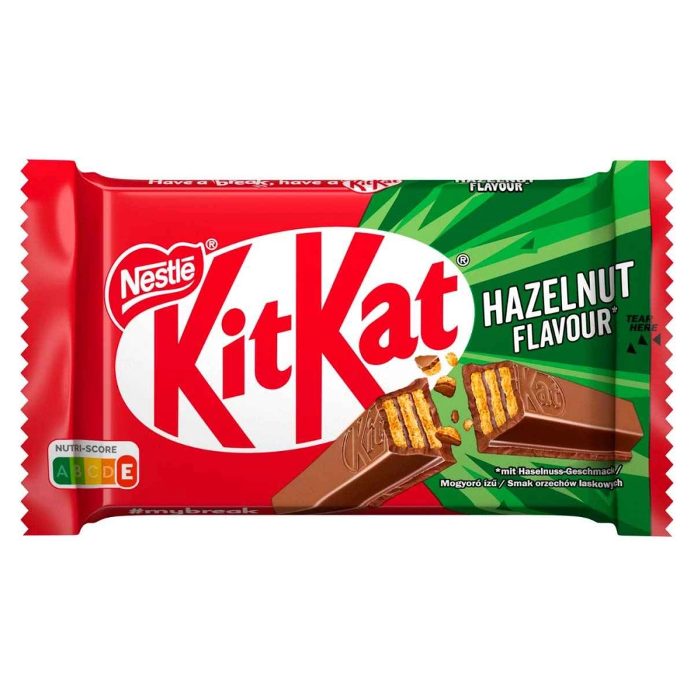 Шоколад KITKAT "Hazlenut" с хрустящей вафлей 41,5 г