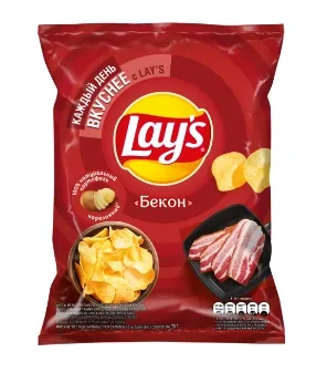 Чипсы LAY'S со вкусом бекона 70 г