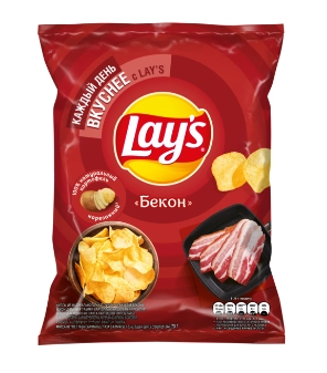 Чипсы LAYS со вкусом бекона 70 г
