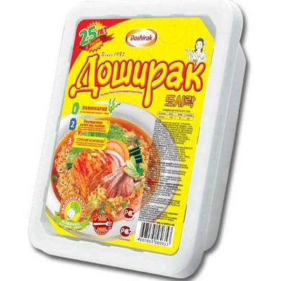 Лапша ДОШИРАК со вкусом кимчи быстрого приготовления 90 г