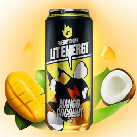 Напиток энергетический LIT ENERGY Mango Coconut 0.45 л