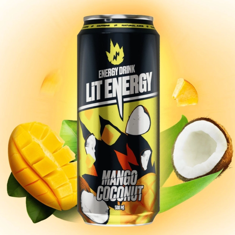 Напиток энергетический LIT ENERGY Mango Coconut 0.45 л