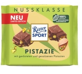 Шоколад RITTER SPORT "Pistachio" молочный 100 г