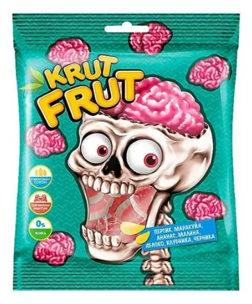 Мармелад жевательный KRUTFRUT "Мозг" 70 г