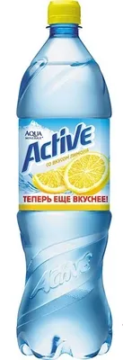 Напиток AQUA MINERALE "Active" со вкусом лимона негазированный 0.6 л