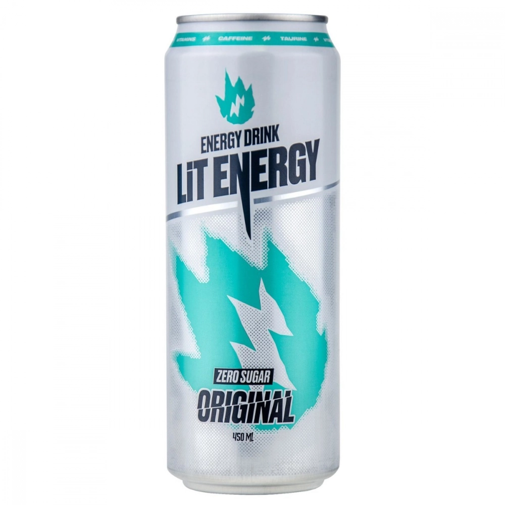 Напиток энергетический LIT ENERGY "Original Zero Shugar" 0,45 л