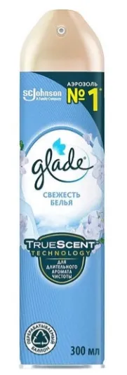 Освежитель воздуха GLADE "Свежесть белья" 300 мл