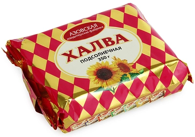 Халва АЗОВСКАЯ КОНДИТЕРСКАЯ ФАБРИКА подсолнечная 350 г