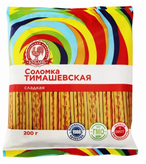 Соломка КК КУБАНЬ "Тимашевская" сладкая 200 г