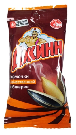 Семечки ДЖИНН "Солнечный великан" жареные 300 г