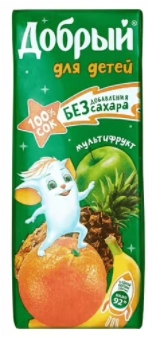 Сок ДОБРЫЙ мультифрукт 0.2 л