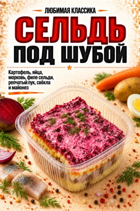 Салат "Сельдь под шубой" ИП Купреев