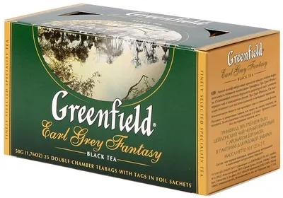 Чай черный GREENFIELD "Earl Grey Fantasy" 25 &times; 2 г