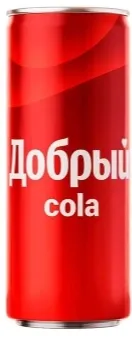 Напиток ДОБРЫЙ "Кола" сильногазированный 0.33 л ж/б