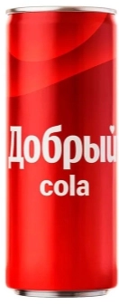 Напиток ДОБРЫЙ "Кола" сильногазированный 0.33 л ж/б