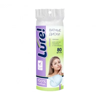 Ватные диски Lure уп.80