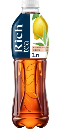 Холодный чай RICH черный с лимоном 1 л