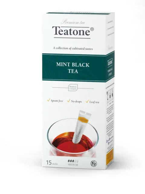 Чай черный TEATONE "Mint" 15 &times; 1,8 г