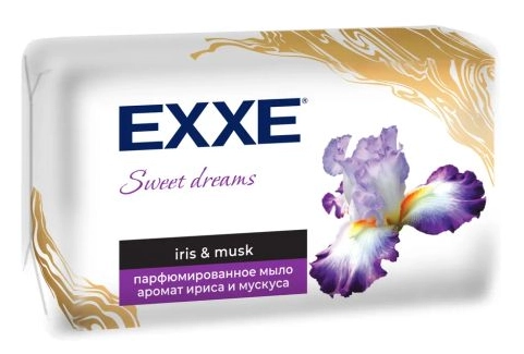 Мыло туалетное EXXE "Sweet dreams. Ирис и мускат" парфюмированное 140 г