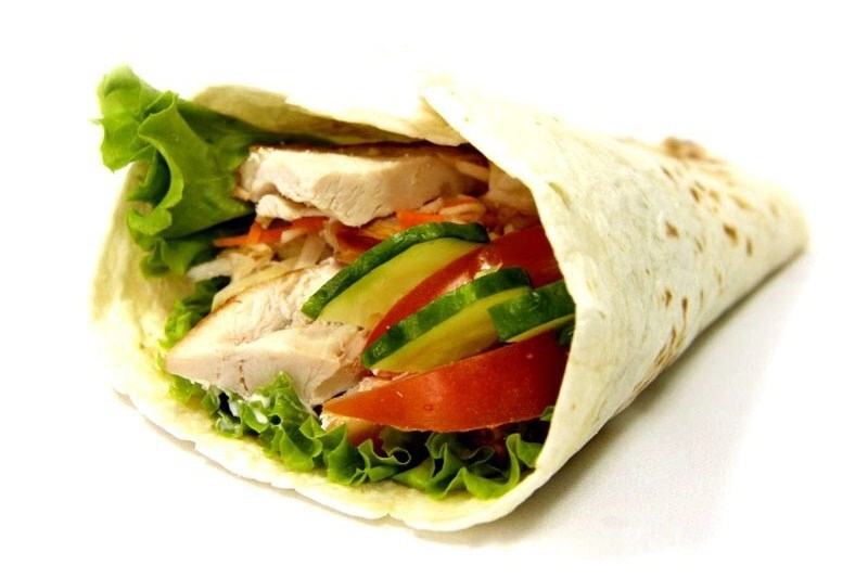 Шаурма с копченой курицей 210 г Джубга