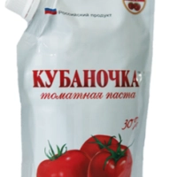 Паста томатная КУБАНОЧКА 200 г мягкая упаковка