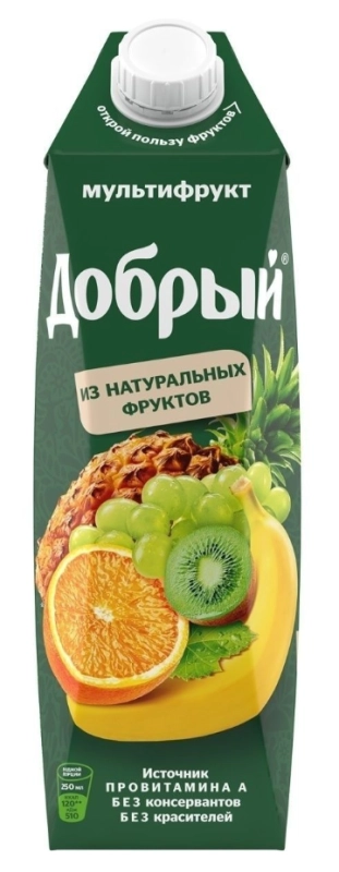 Нектар ДОБРЫЙ мультифрукт 1 л
