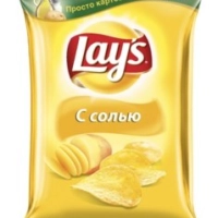 Чипсы LAY'S из натурального картофеля с солью 140 г