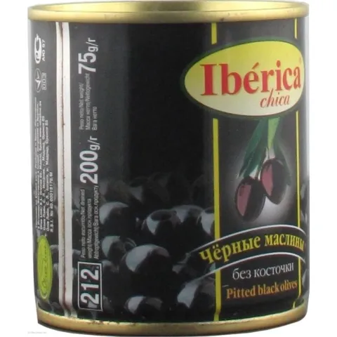 Маслины IBERICA Chica без косточки 200 г
