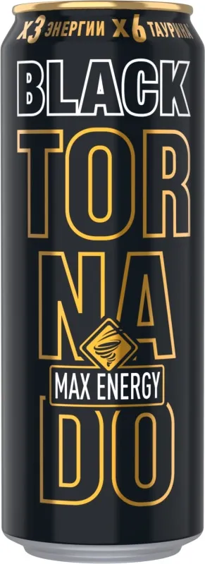 Напиток энергетический TORNADO Max Energy Black 0.45 мл