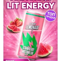 Напиток LIT ENERGY "Strawberry Watermelon" 0.33 л