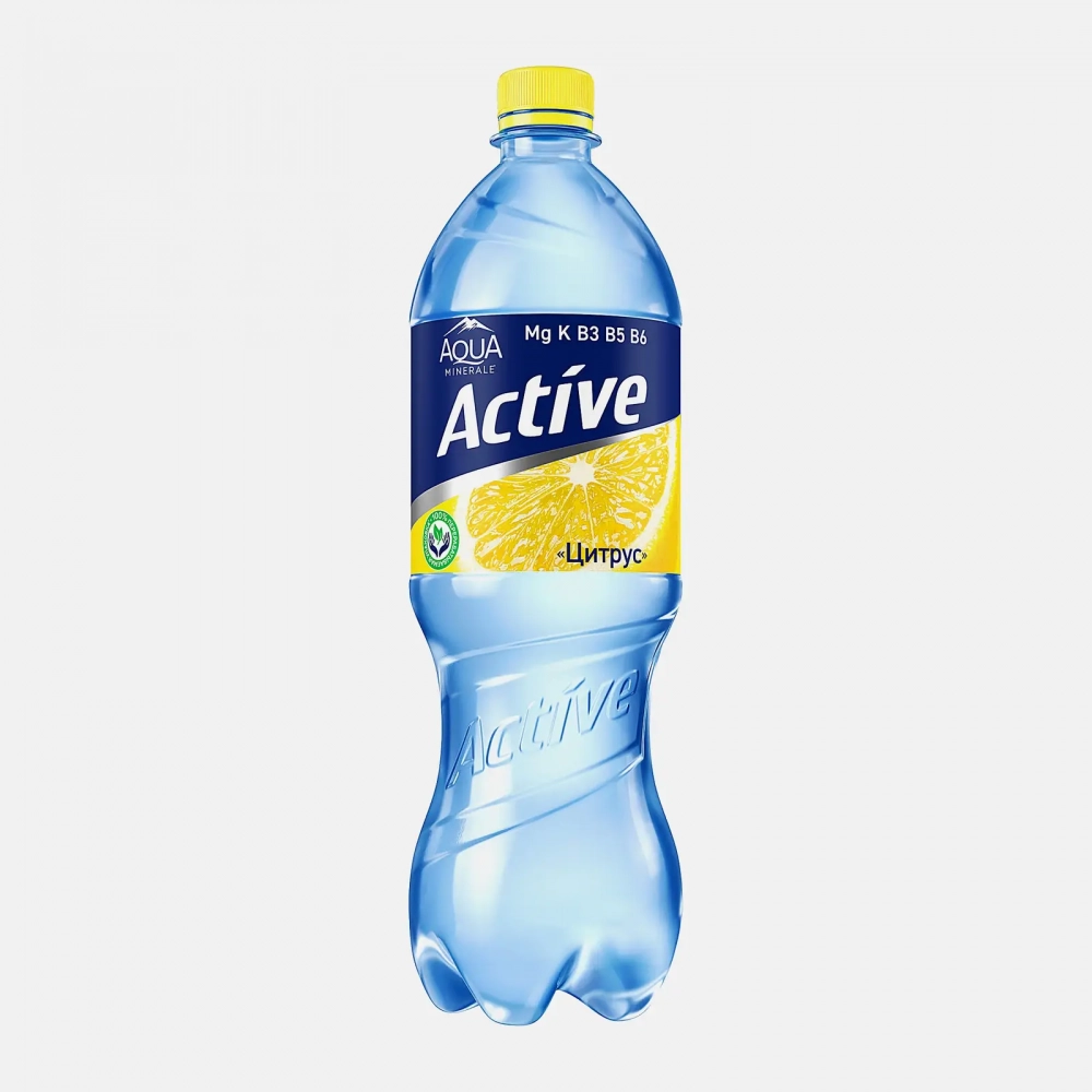 Вода AQUA MINERALE "Актив" цитрус 1 л