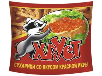 Сухарики ХРУСТ ржано-пшеничные красная икра 40 г