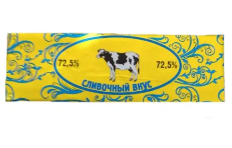 Масло сливочное СЫРНАЯ ДОЛИНА "Золотые узоры" 450 г 72.5%