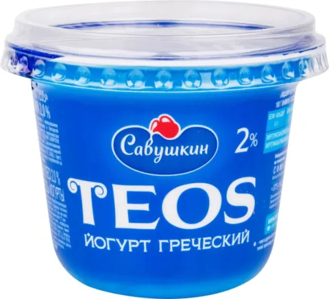Йогурт  САВУШКИН "Teos Греческий" 250 г 2%
