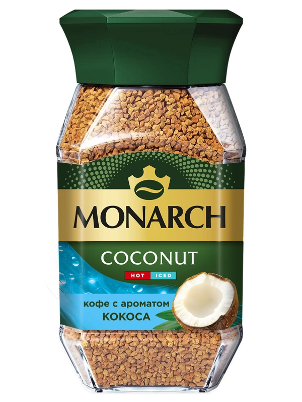 Кофе растворимый MONARCH с ароматом кокоса 95 г
