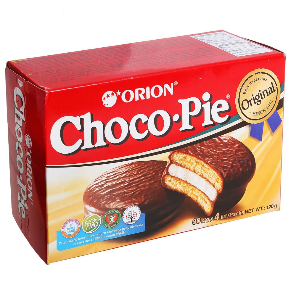 Печенье ORION Choco-Pie 120 г 4 шт